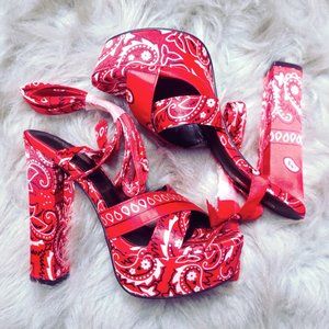 Bang Out Strappy-Red